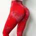 tie-dye seamless knitted leggings NSXER53152