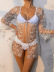  new hot beach holiday style flower bikini blouse NSLUT53774