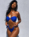 conjunto de traje de baño bikini tanga con anillo azul NSLUT53762