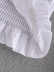 wholesale spring comfortable new fashion sexy white lattice top NSAM53170