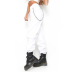 solid color chain decor loose pockets sports casual pants NSJR53259