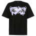 Plus Size Heart Print Loose T-Shirt NSKAJ53515