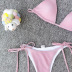 bright silk halter bikini swimwear  NSLUT53725