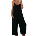 summer new solid color pocket casual jumpsuit NSHHF53693