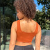 fashion new summer short square neck cropped sports vest NSHAO53746