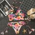 Pink Dyed Split Bikini Swimsuit  NSLUT53926