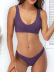 fashion solid color high waist bikini swimisuit NSLUT53920