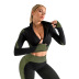 zipper tight seamless long-sleeved quick-drying sports tops NSZJZ54058