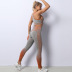 Seamless Knitted Yoga Gym Set NSZJZ54069