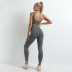 Hot-selling yoga wear running hips seamless quick-drying set NSZJZ54071