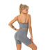 seamless shorts hot cross sling yoga bra set NSZJZ54082