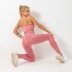 new style solid color tight-fitting bra & pants sports set  NSZJZ54086