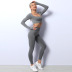 hot style long sleeve tops & pants fitness set NSZJZ54087