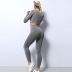 hot style long sleeve tops & pants fitness set NSZJZ54087