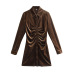 new sexy fashion comfortable wholesale spring velvet shirt dress  NSAM54109