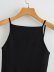 wholesale black stretch knit one-neck sleeveless vest NSAM54121