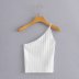 wholesale new oblique shoulder knitted sling top NSAM54123