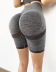 pantalones cortos ajustados de cintura alta de yoga de secado rápido NSRMA54201