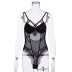 lace mesh corset one-piece underwear  NSMAL54223