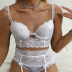 new sexy lace temptation white underwear set NSMAL54228