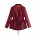 wholesale spring and summer new fashion casual lace-up suit jacket NSAM54271
