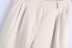 solid color loose drape high waist straight-leg suit pants  NSAM54295