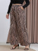 Nueva moda cómodos pantalones con estampado de leopardo de talla grande NSCX54311