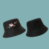 fashion wide brim casual plum embroidery fisherman hat   NSTQ54336