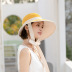 sombrero de lavabo de moda de ala ancha de viaje al aire libre de color sólido NSCM54369