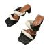 summer open-toed thick heel sandals NSCA47689