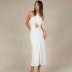 white knitted summer new hollow dress NSYSB47824
