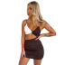 new sexy lace-up pleated dress NSFR47884