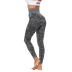 Solid Wide Waistband Sports Leggings NSOUX47913