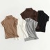 Summer short-sleeved solid color shirt NSHS47972