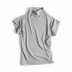 Summer short-sleeved solid color shirt NSHS47972