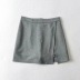 solid color side splits bag hip skirt NSHS48228