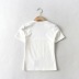 stretch short-sleeved solid color T-shirt   NSAC48277