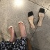 Clear square toe slide sandals NSHU48457