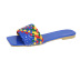 Colorful woven slide sandals NSPE48481