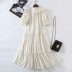 Wholesale Spring Lapel Printed fashion Long Dress NSAM55739