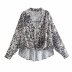 fashion slim leopard printed shirt NSAM55741