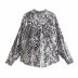 fashion slim leopard printed shirt NSAM55741