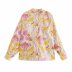 spring floral printed blouse top NSAM55774