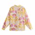 spring floral printed blouse top NSAM55774