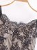 Black Lace Embroidered Blouse Camisole NSAM55788