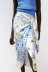 spring patchwork printed sarong skirt  NSAM55791