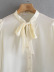 spring pearl buttons and bow-knot top NSAM55799