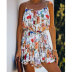 printed Ruffled Sling Dress NSJIM56108