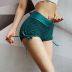 high-waist stretch drawstring tights quick-drying yoga shorts NSMYY55894