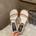 color matching fashion open-toe round toe super soft slippers  NSCA55928